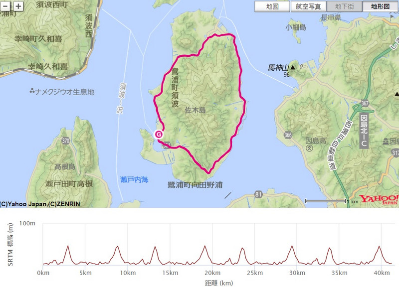 佐木島エコマラソン（広島県、2016年）～長閑で愉快な島のマラソン大会