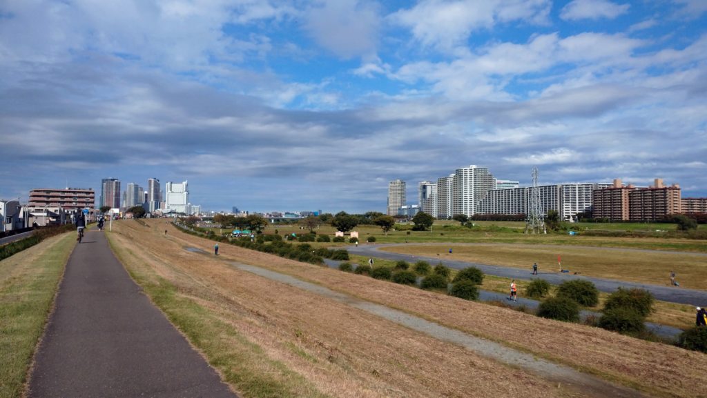川崎多摩川河川敷マラソン～ハーフの部に参加（神奈川県、2020年10月）