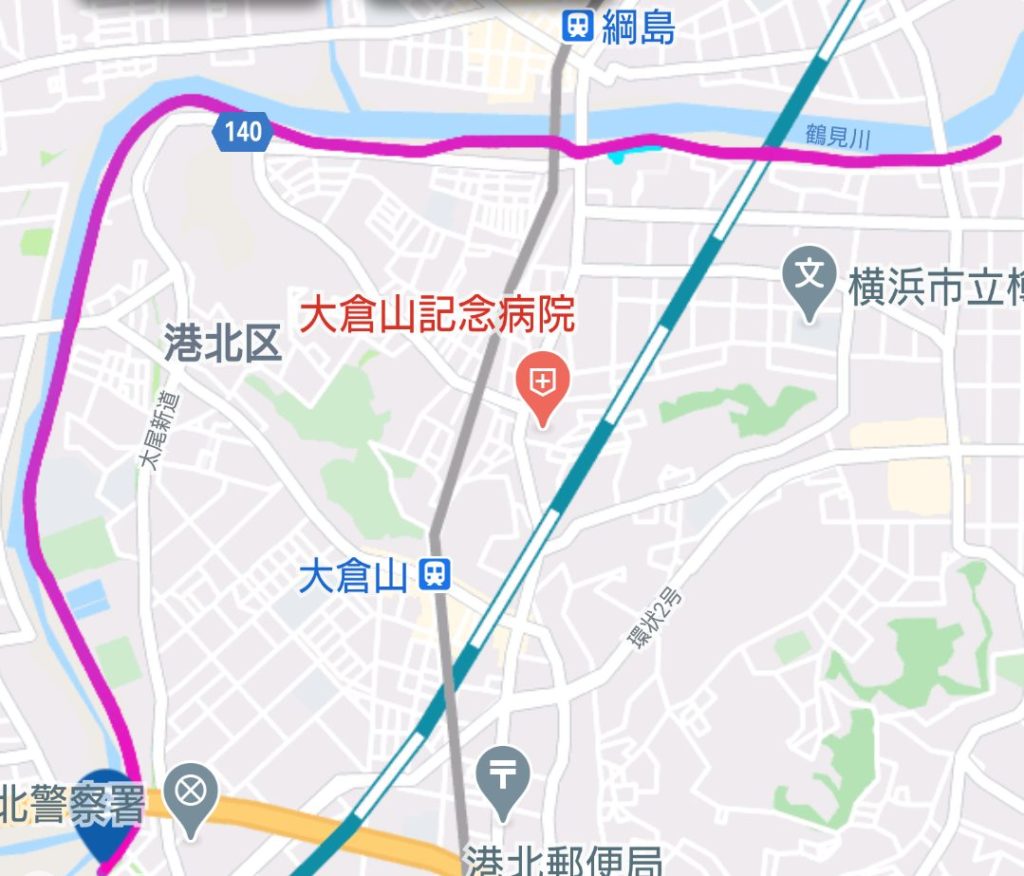 新横浜鶴見川マラソン～ハーフの部に参加（神奈川県、2020年11月）