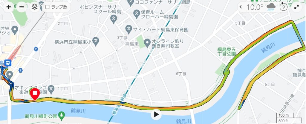 UPRUN綱島鶴見川マラソン～ハーフの部に参加（神奈川県、2021年3月）