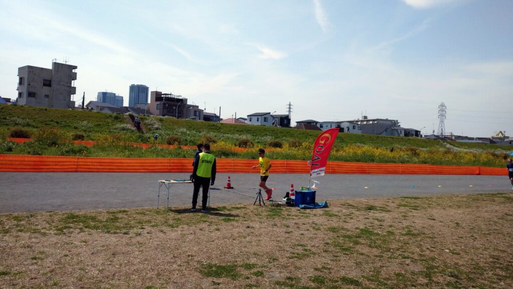 スポーツメイトラン川崎多摩川河川敷マラソン～ハーフの部に参加（神奈川県、2021年3月）
